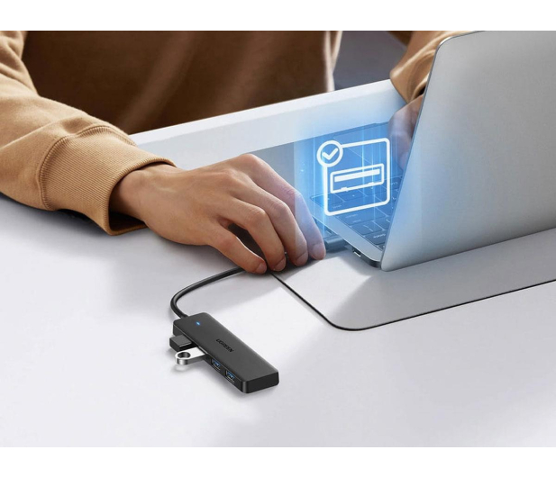 UGREEN Adapter 4w1 25851 Hub USB-A do 4x USB-A czarny - 1488893 - zdjęcie 4